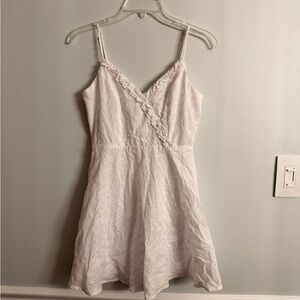 Trixxi White Eyelet Mini Dress